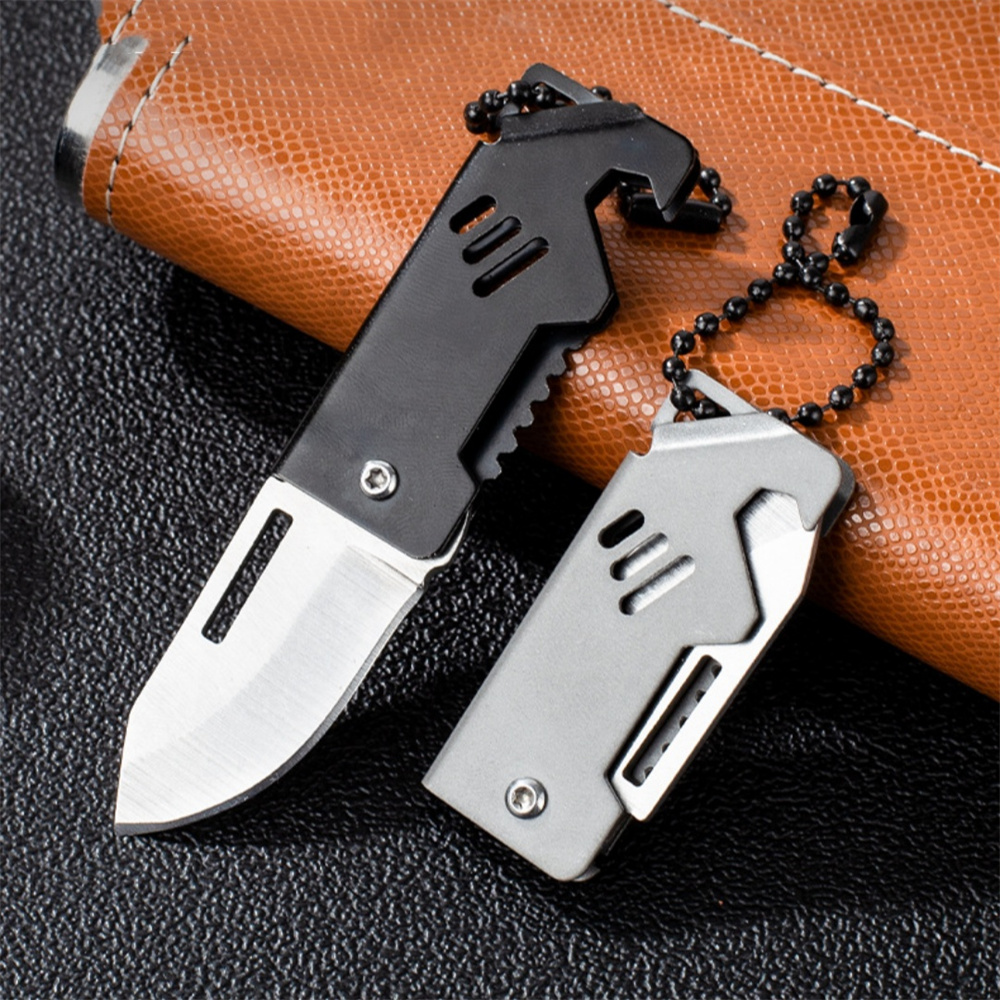 Portable Folding Knife Keychai - Edc Everyday Carry Knives 评论和价格